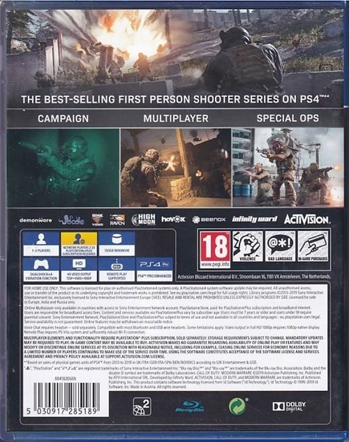 Call of Duty - Modern Warfare - PS4 (B Grade) (Genbrug)